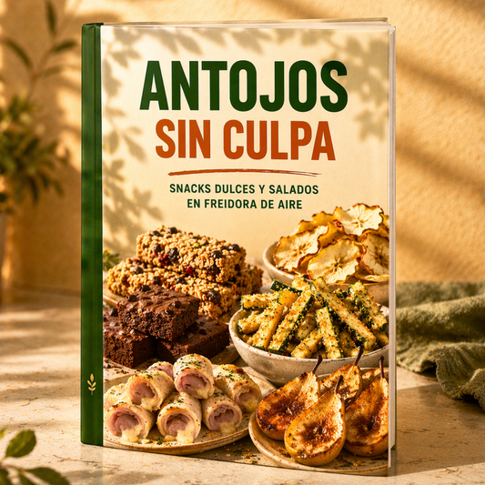 + 30 SNACKS SALUDABLES EN FREIDORA DE AIRE (listos en minutos)